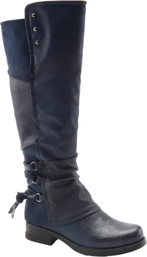 PATRIZIA Spring Step Maxie Boots for Women - Modern Pull-On Tall Boots with Zipper Closure - Knee High Ladies Boots for Outdoor