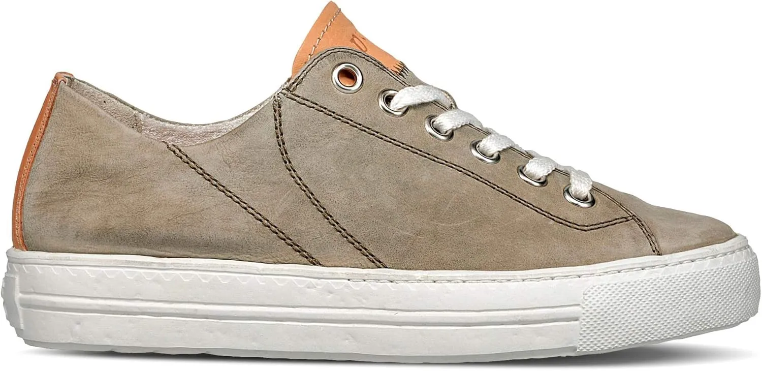 Paul Green Women's Trainers 5001-018 Smooth Leather Green