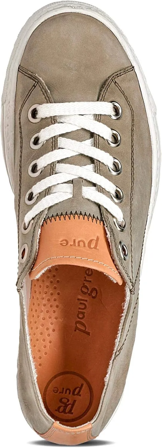 Paul Green Women's Trainers 5001-018 Smooth Leather Green