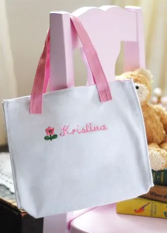 Personalized Flower Girl Mini Tote Bag
