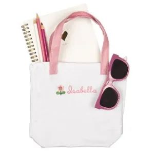 Personalized Flower Girl Mini Tote Bag