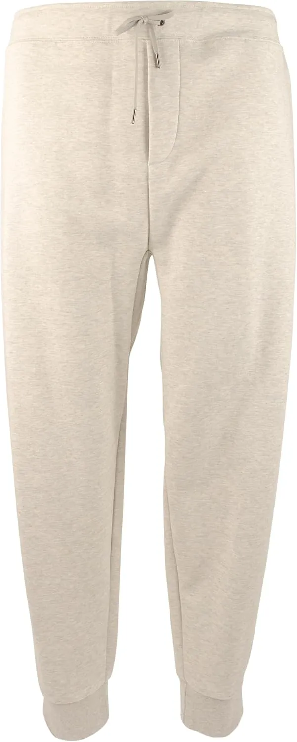 POLO RALPH LAUREN Men's Big & Tall Double Knit Jogger Pant GryH 3XB Grey Heather