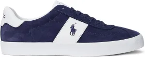 POLO RALPH LAUREN Mens Court Vulc Leather-Suede Sneaker