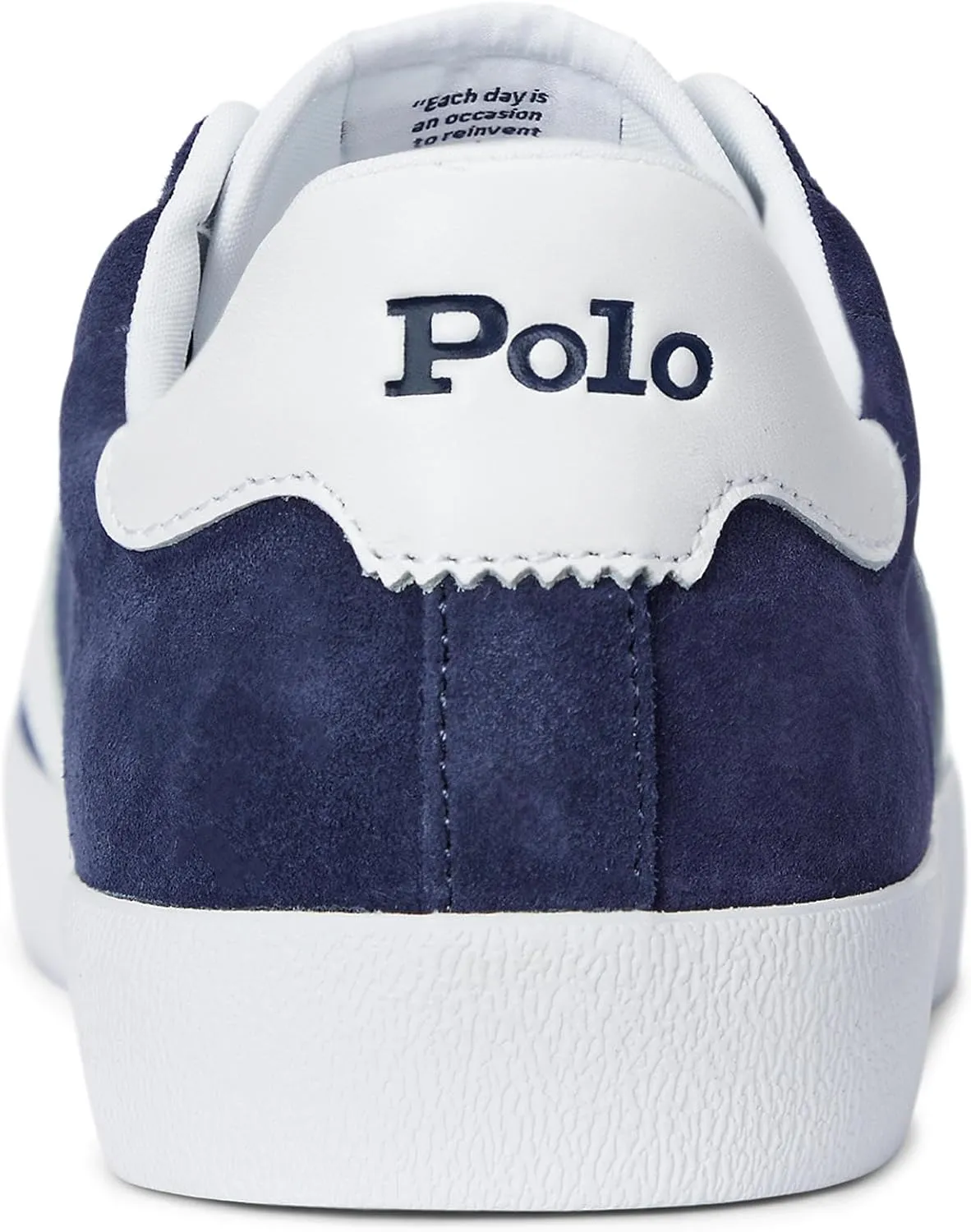 POLO RALPH LAUREN Mens Court Vulc Leather-Suede Sneaker