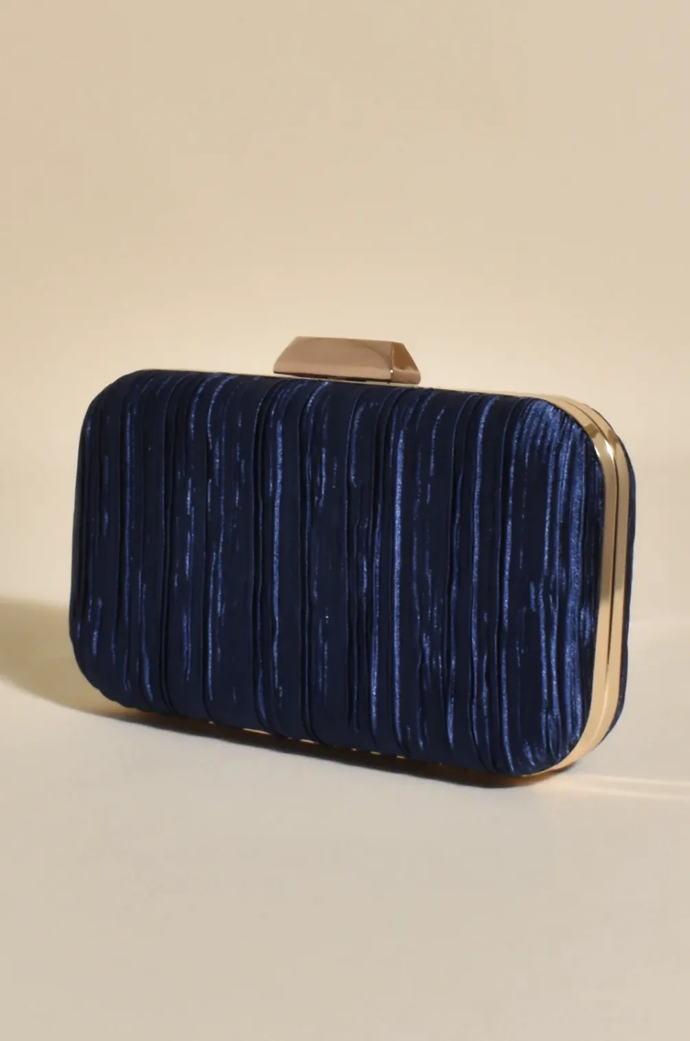 Portia Pleated Framed Event Clutch