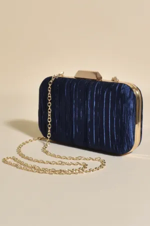 Portia Pleated Framed Event Clutch