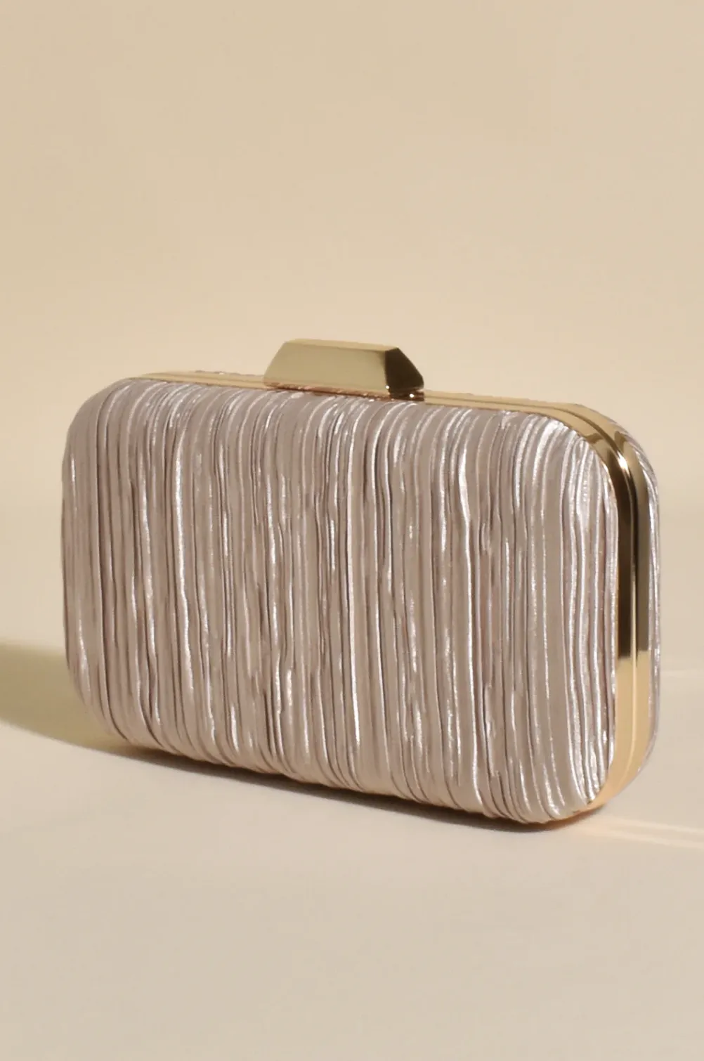 Portia Pleated Framed Event Clutch