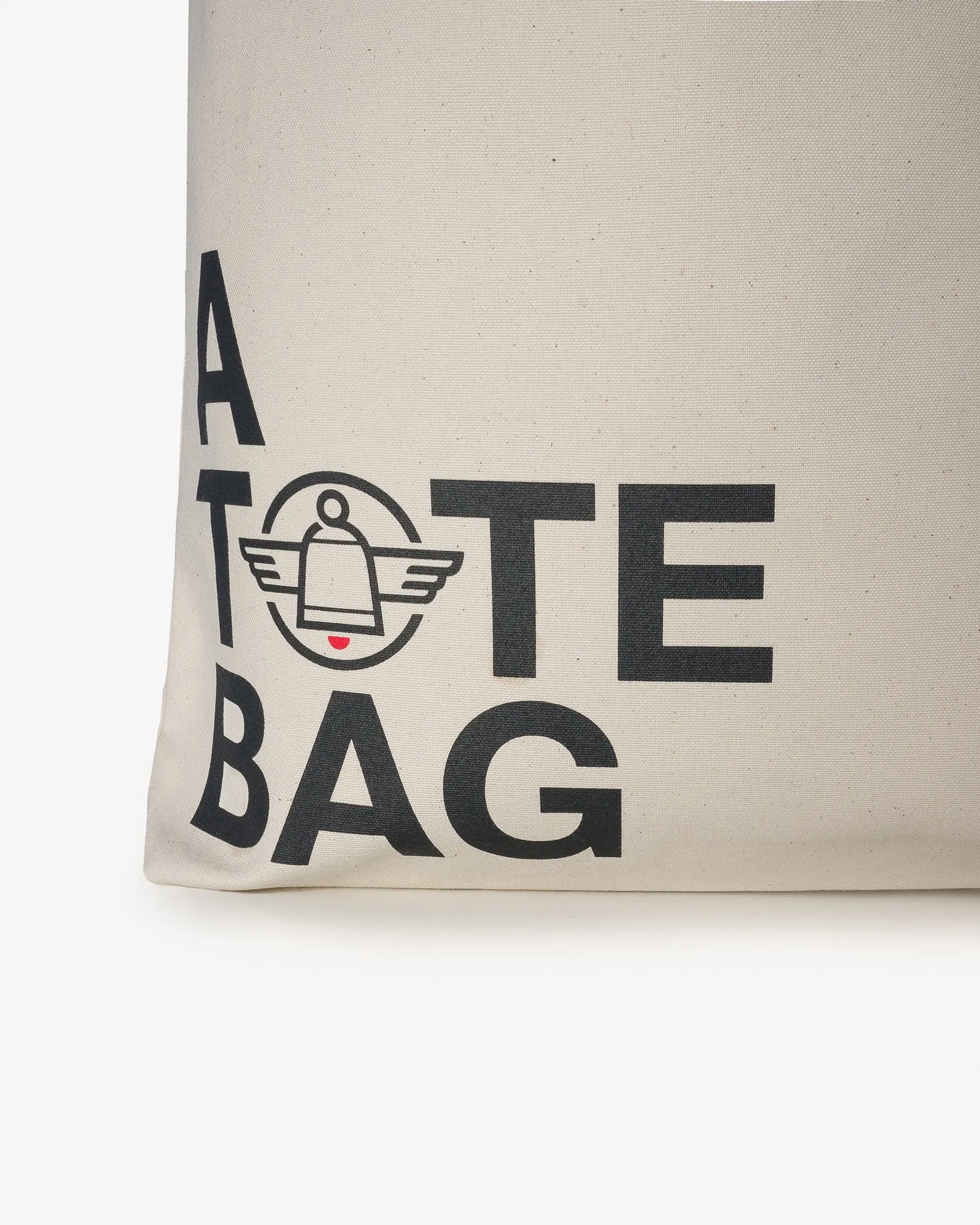 Printed Canvas Tote Bag - 'A Tote Bag' Print