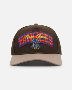 Pro Standard New York Yankees Stacked Strapback Brown