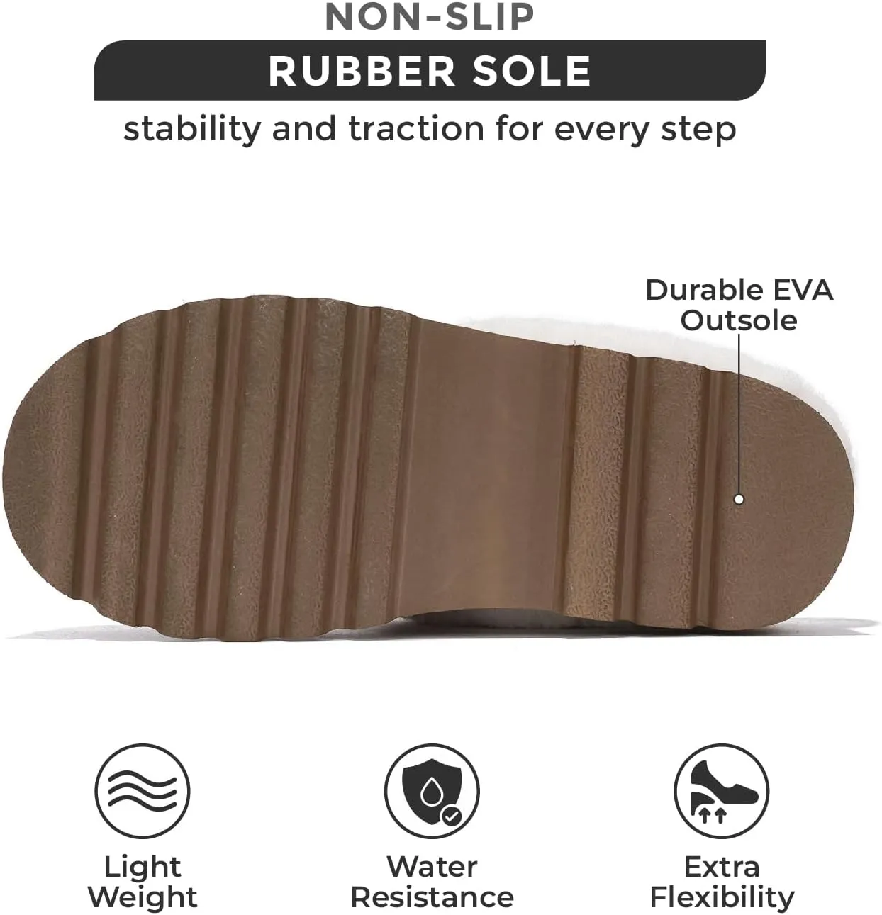 Project Cloud Genuine Leather Slippers for Women – Cozy Fuzzy Slippers with Memory Foam Insole – Water-Resistant Indoor & Outdoor Women Footwear (Snowy)