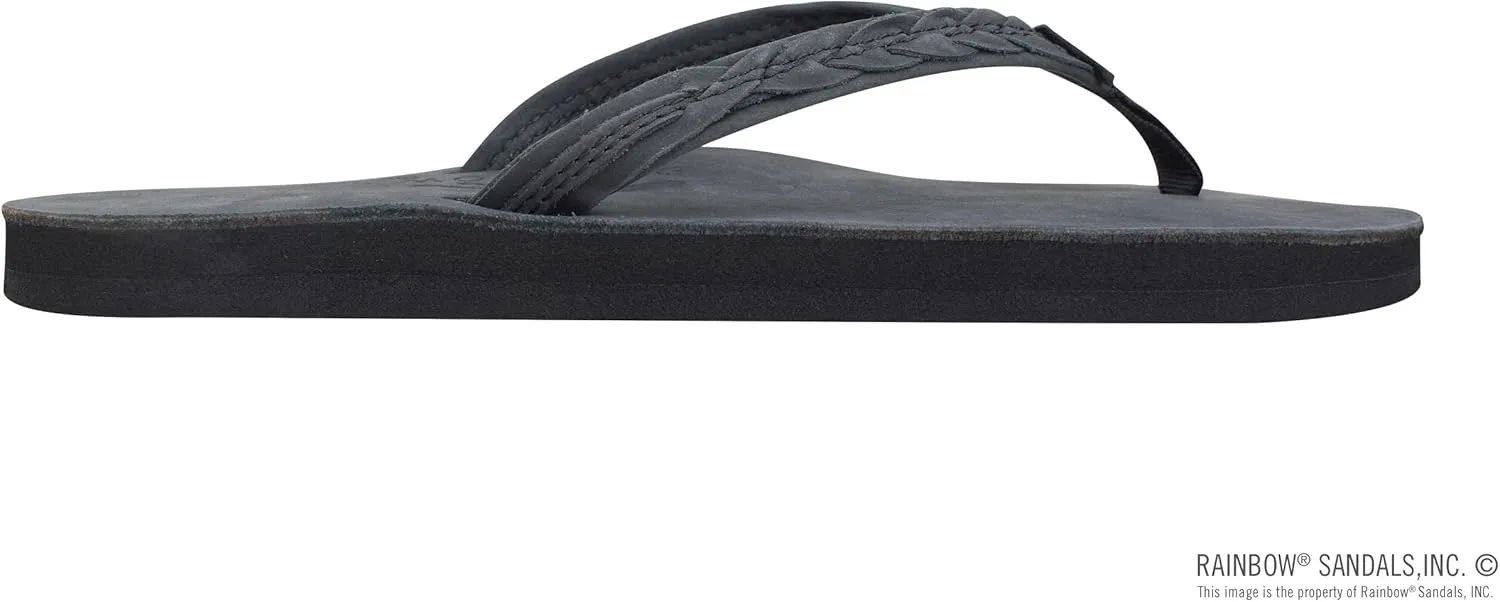 Rainbow Sandals Madison - Single Layer Arch Support with a Braid on a 1/2" Narrow Strap