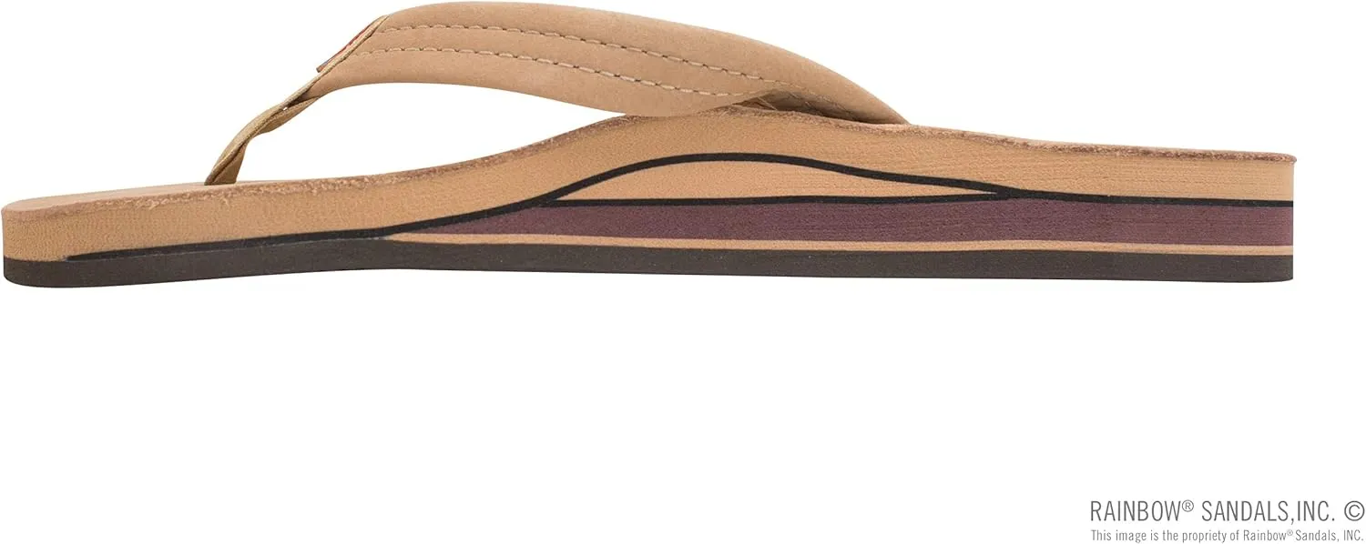 Rainbow Sandals Women's Double Layer Leather w/ 3/4" Strap