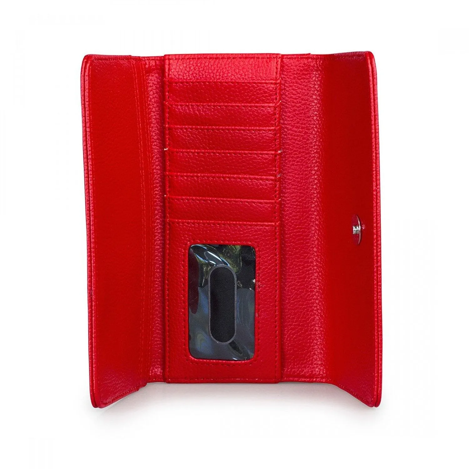 Red on Red Lattice Sugar Skull Embossed Handbag & Wallet SET