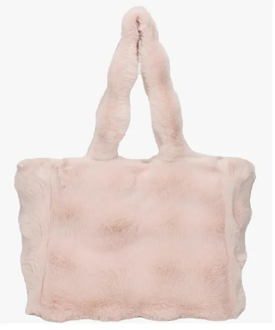 Regal Faux Fur Tote Bag