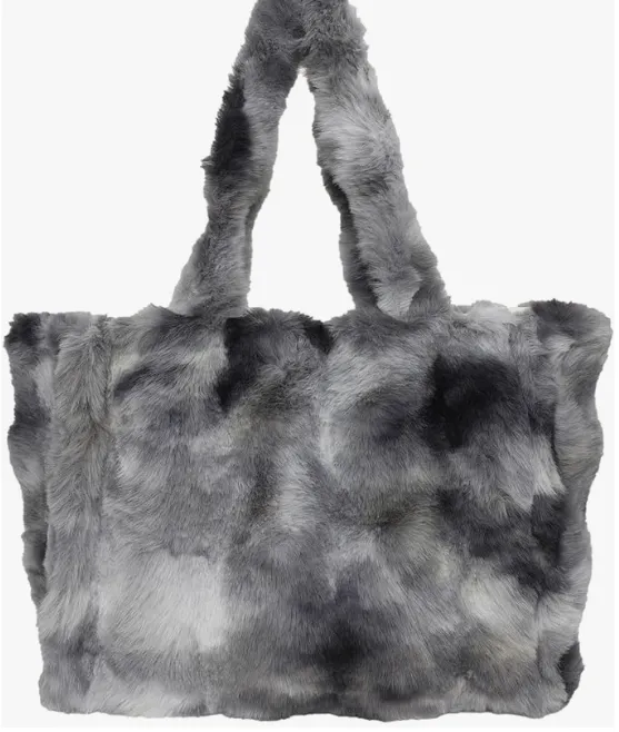 Regal Faux Fur Tote Bag