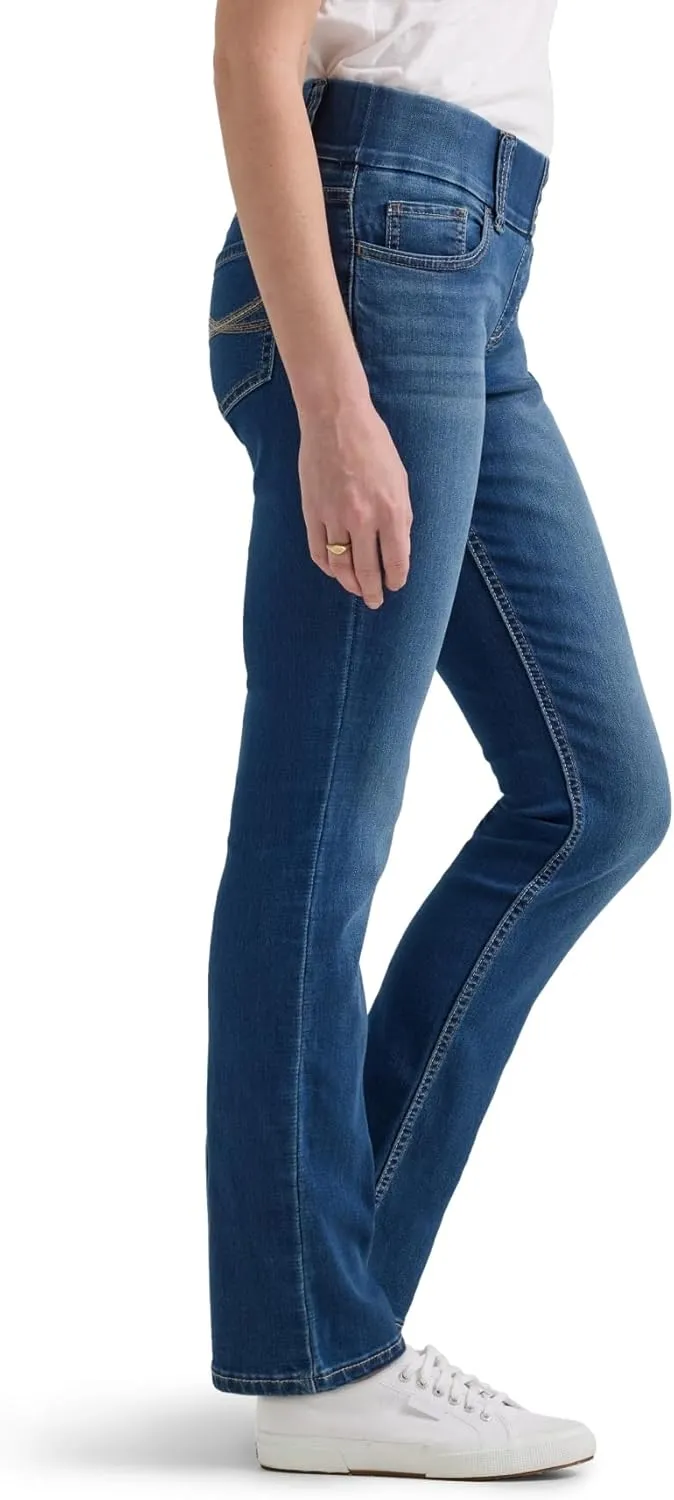 Riders by Lee Indigo Women's Waist Smoother Straight Jean