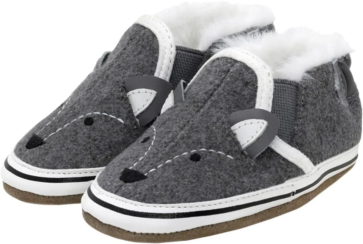 Robeez Baby Boys and Unisex Soft Soles Slip-Resistant Crib Shoes Slippers for Infant and Toddler, 0-24 Months