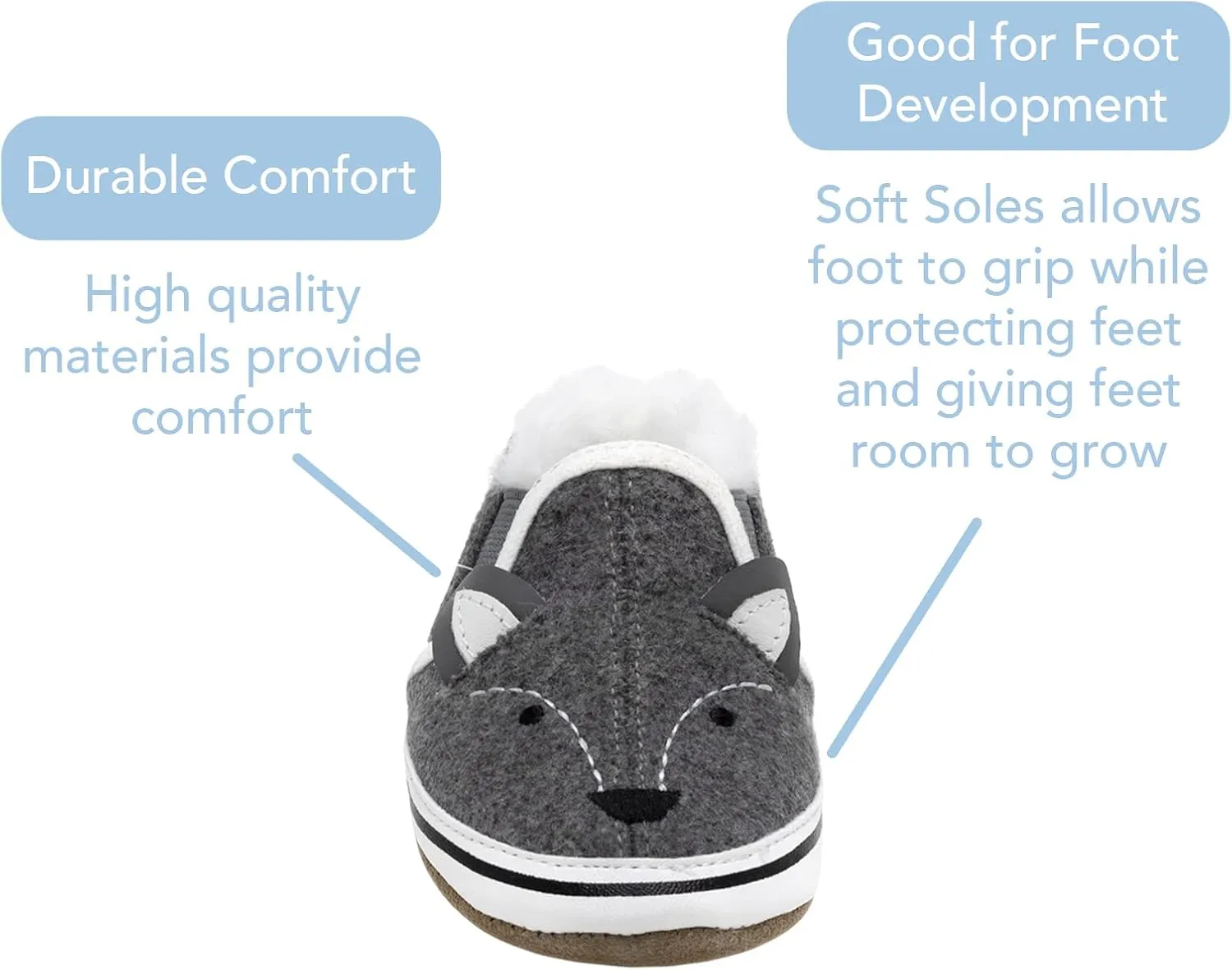 Robeez Baby Boys and Unisex Soft Soles Slip-Resistant Crib Shoes Slippers for Infant and Toddler, 0-24 Months