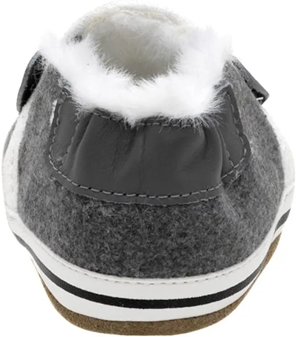 Robeez Baby Boys and Unisex Soft Soles Slip-Resistant Crib Shoes Slippers for Infant and Toddler, 0-24 Months