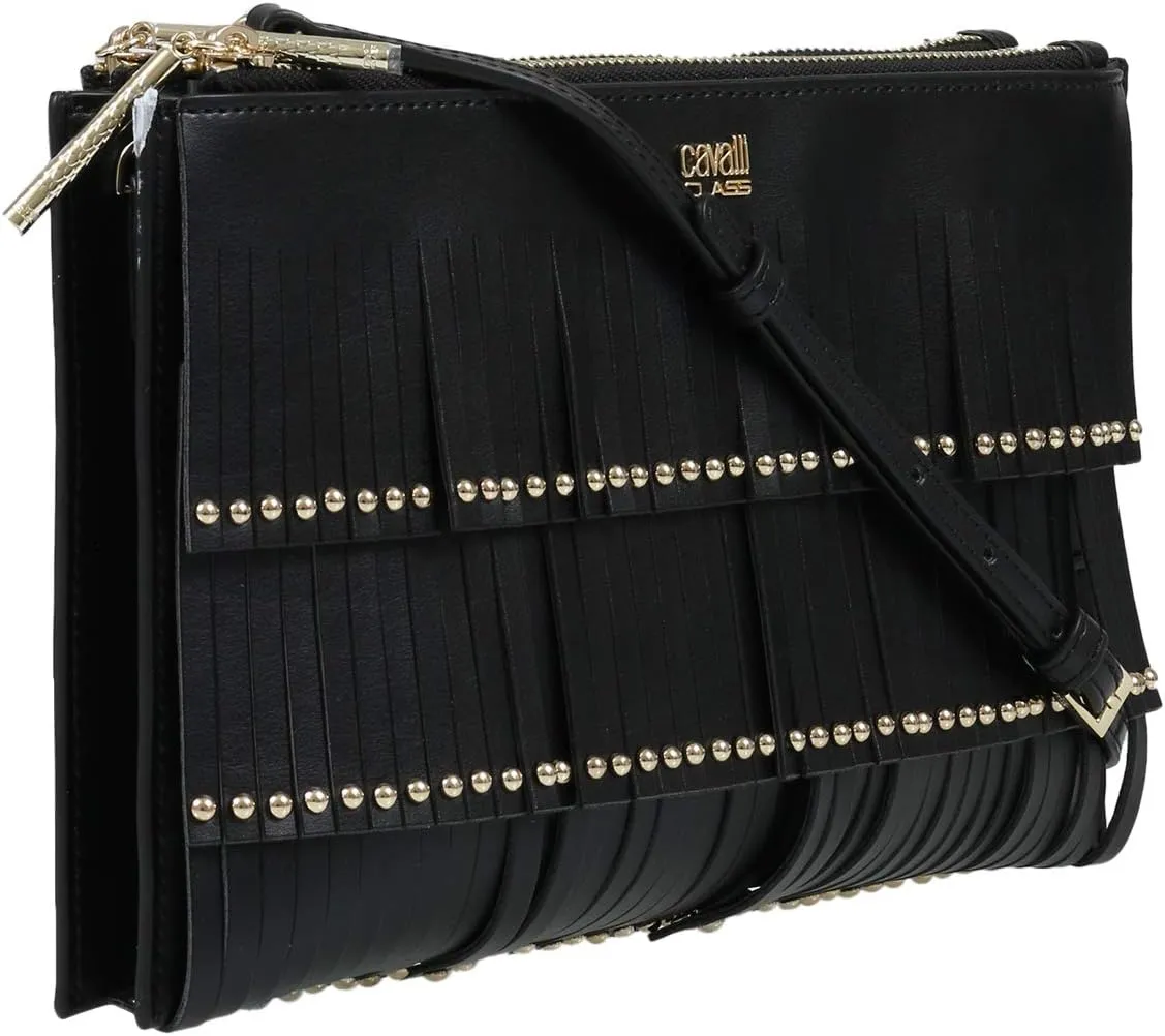 ROBERTO CAVALLI Class GWLPD0 999 Aloha 001 Black Clutch for womens