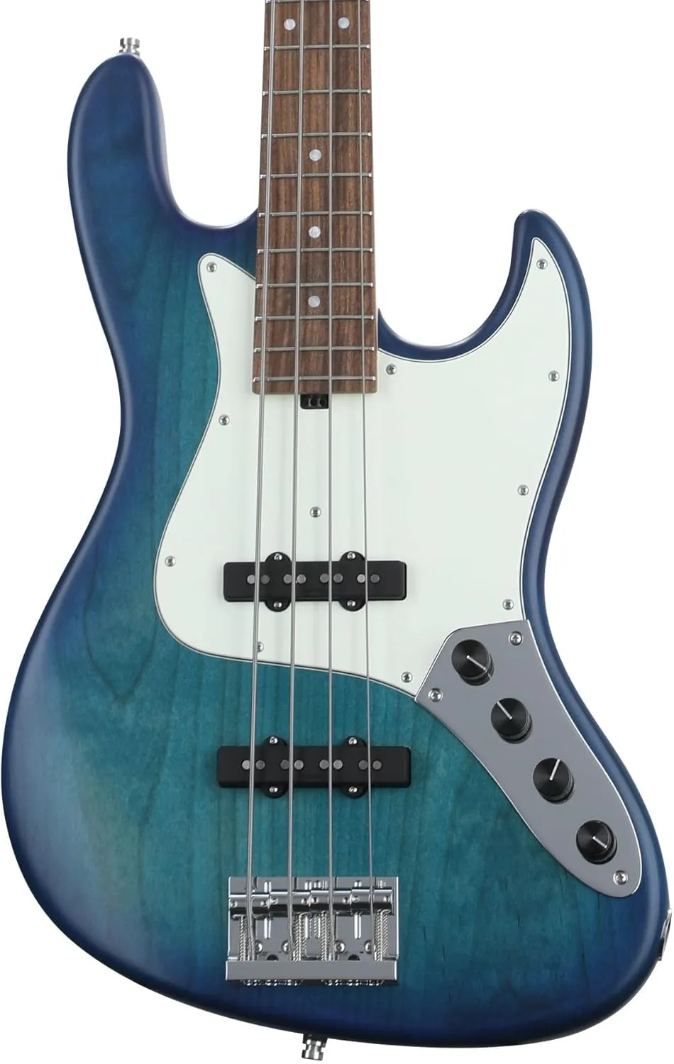 Sadowsky MetroLine 21-fret Vintage J/J Bass, Red Alder Body, 4-string - Bora Blueburst Transparent Satin