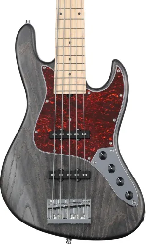 Sadowsky MetroLine 21-fret Vintage J/J Bass, Swamp Ash Body, 5-string - Nirvana Black Transparent Satin