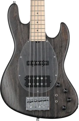 Sadowsky MetroLine 21-fret Vintage M/J Bass, Swamp Ash Body, 5-string - Nirvana Black Transparent Satin