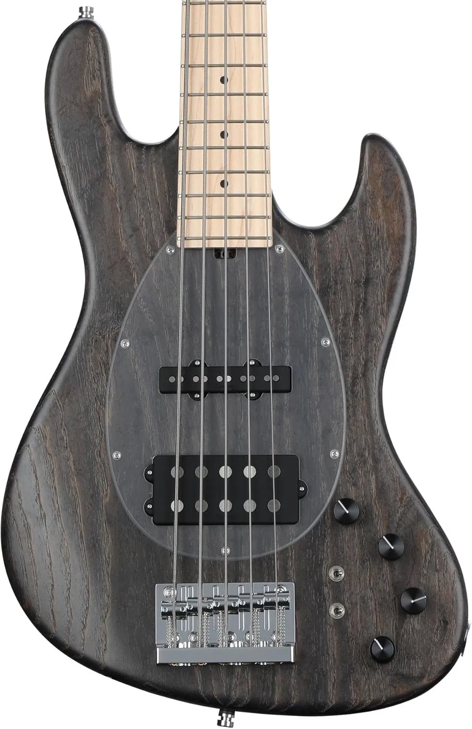 Sadowsky MetroLine 21-fret Vintage M/J Bass, Swamp Ash Body, 5-string - Nirvana Black Transparent Satin