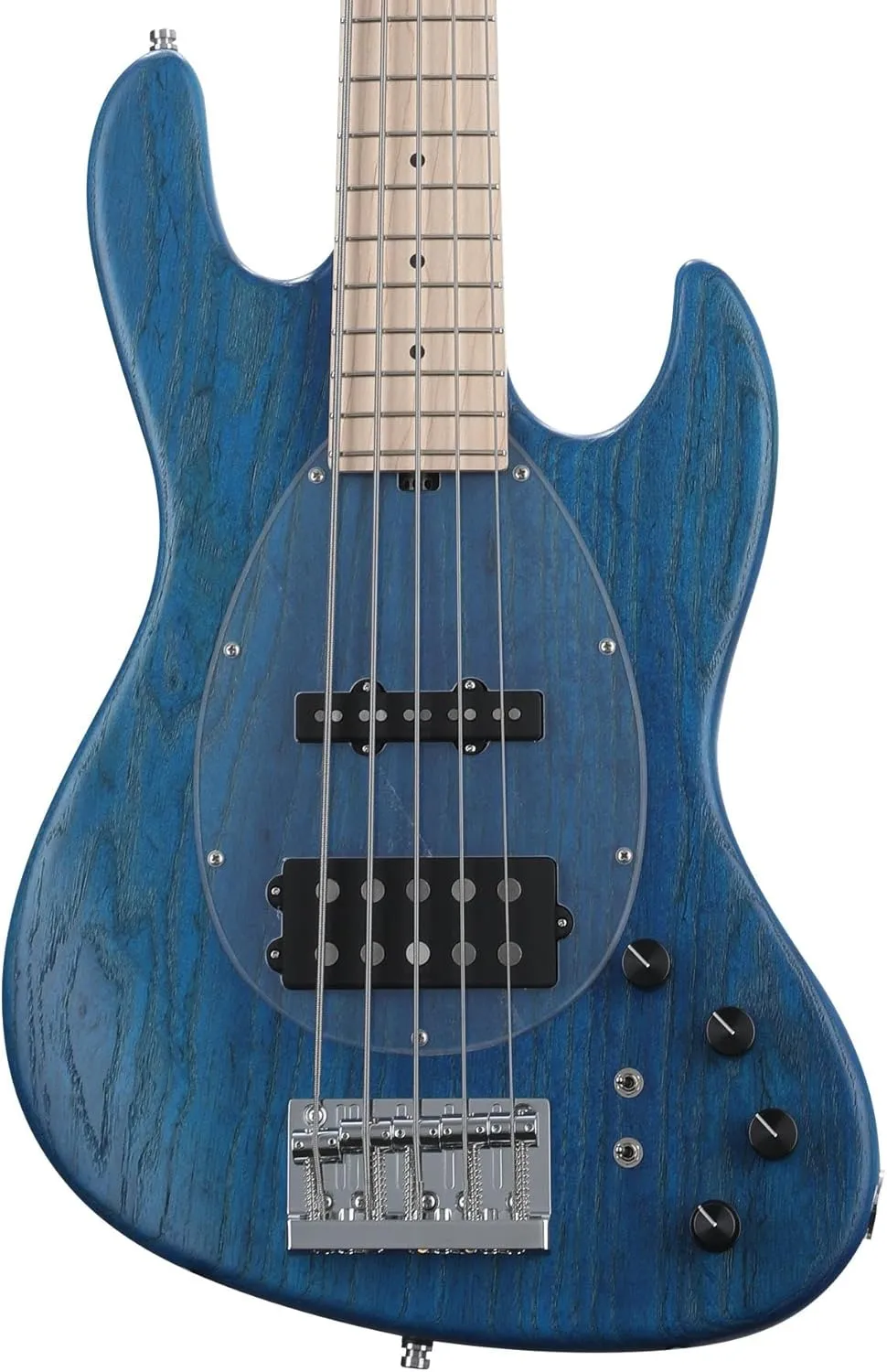 Sadowsky MetroLine 21-fret Vintage M/J Bass, Swamp Ash Body, 5-string - Ocean Blue Transparent Satin
