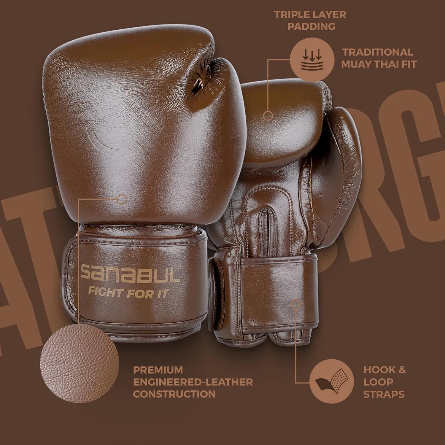 Sanabul Battle Forged Boxing Gloves for Men & Women, Kickboxing MMA, Muay Thai Gloves and Heavy Bag Training Punching & Sparring