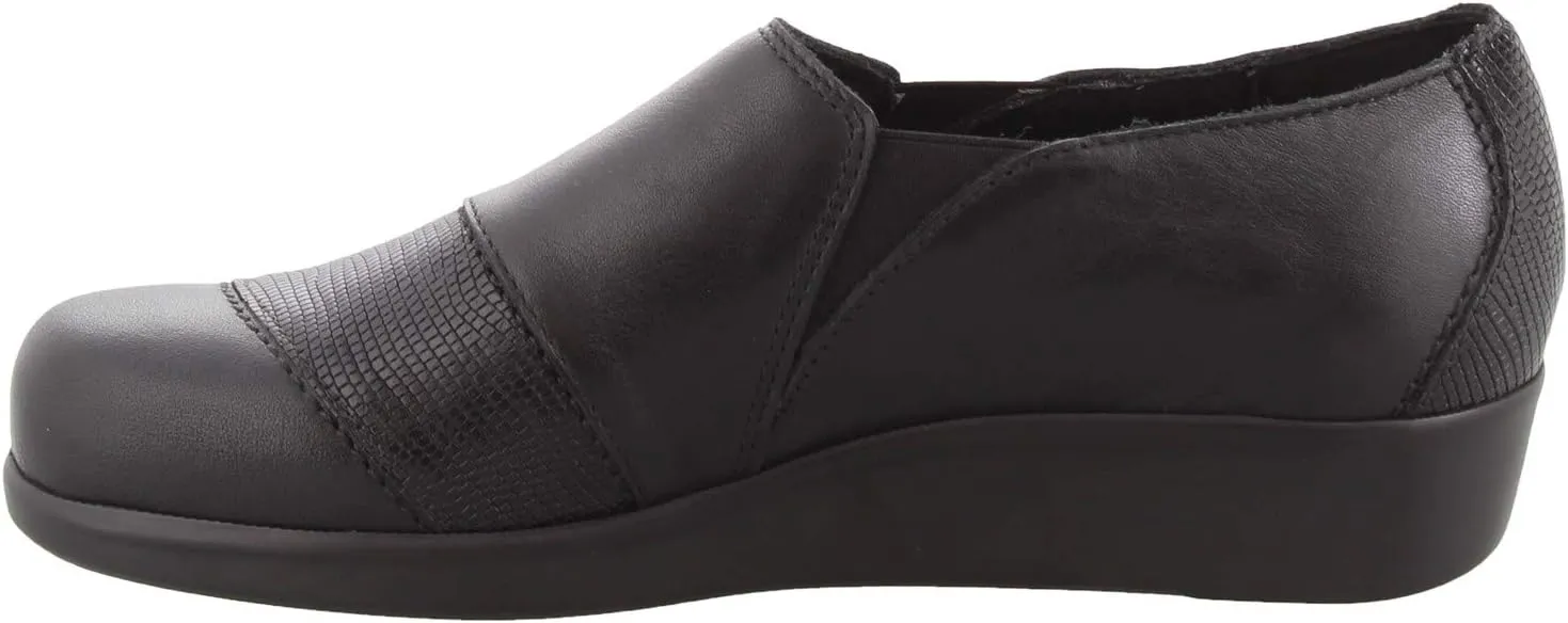 SAS Women's Taylor Comfort Wedge Slip-On Shoes with Tassels - Leather Upper