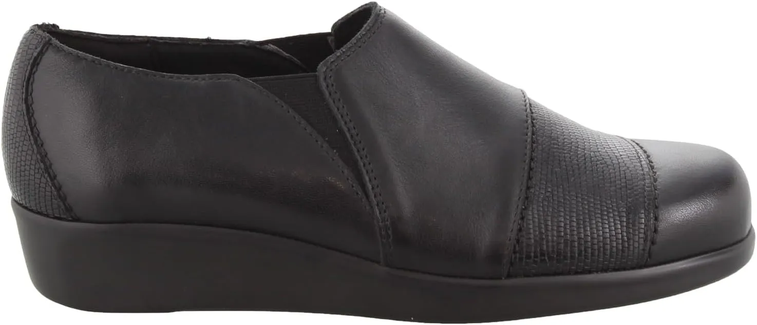 SAS Women's Taylor Comfort Wedge Slip-On Shoes with Tassels - Leather Upper