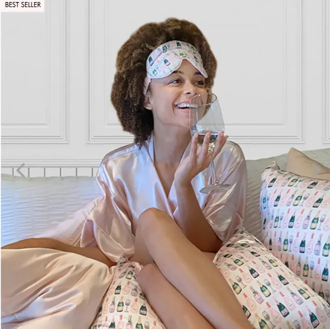 Satin Eye Mask Champagne