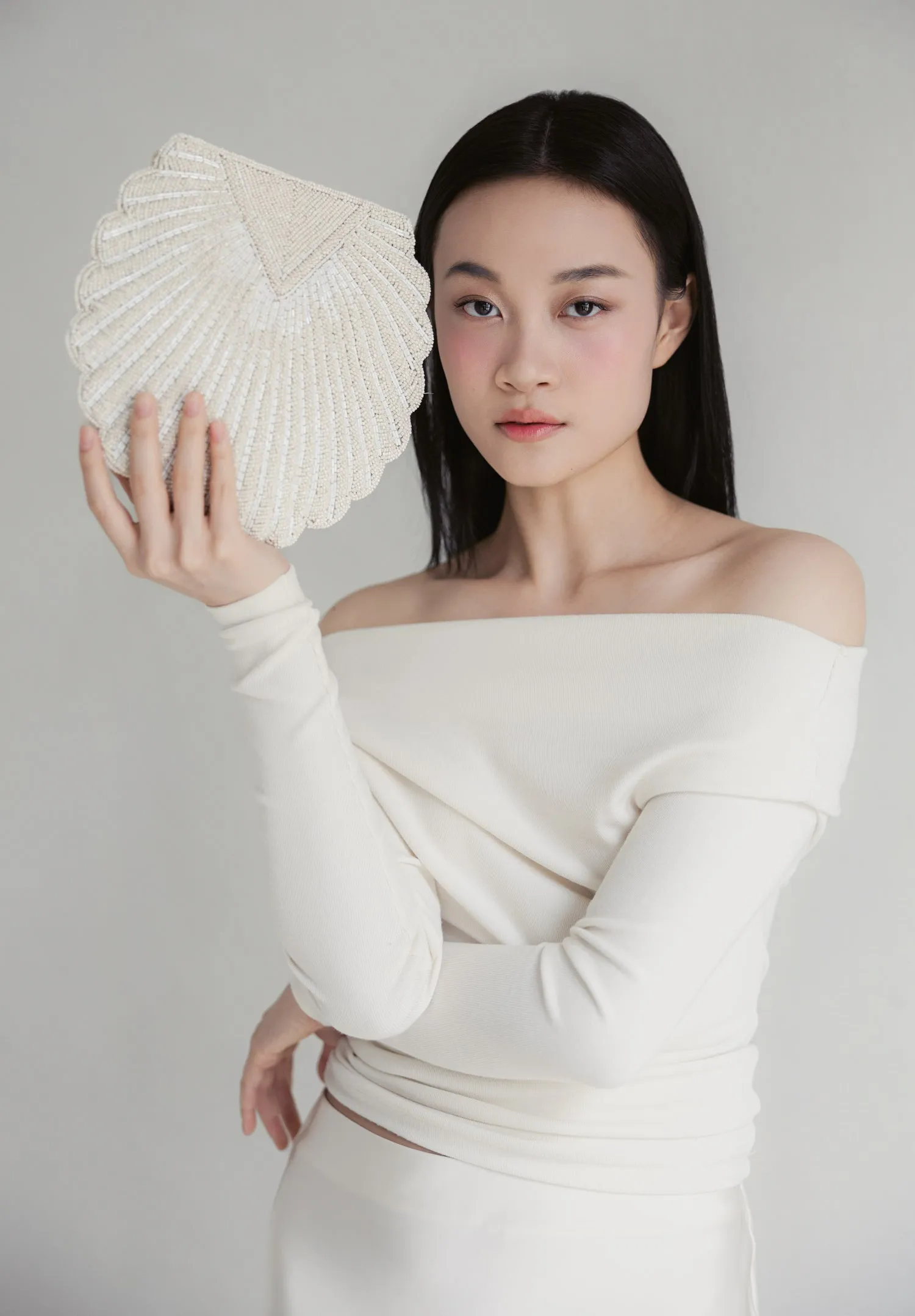 Seashell Beaded Handbag (Preorder)