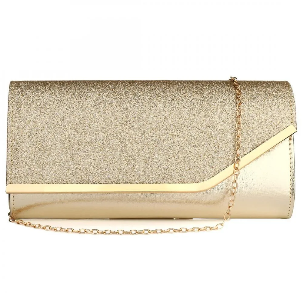 Sequined Envelope Clutch Bags Wedding Handbag