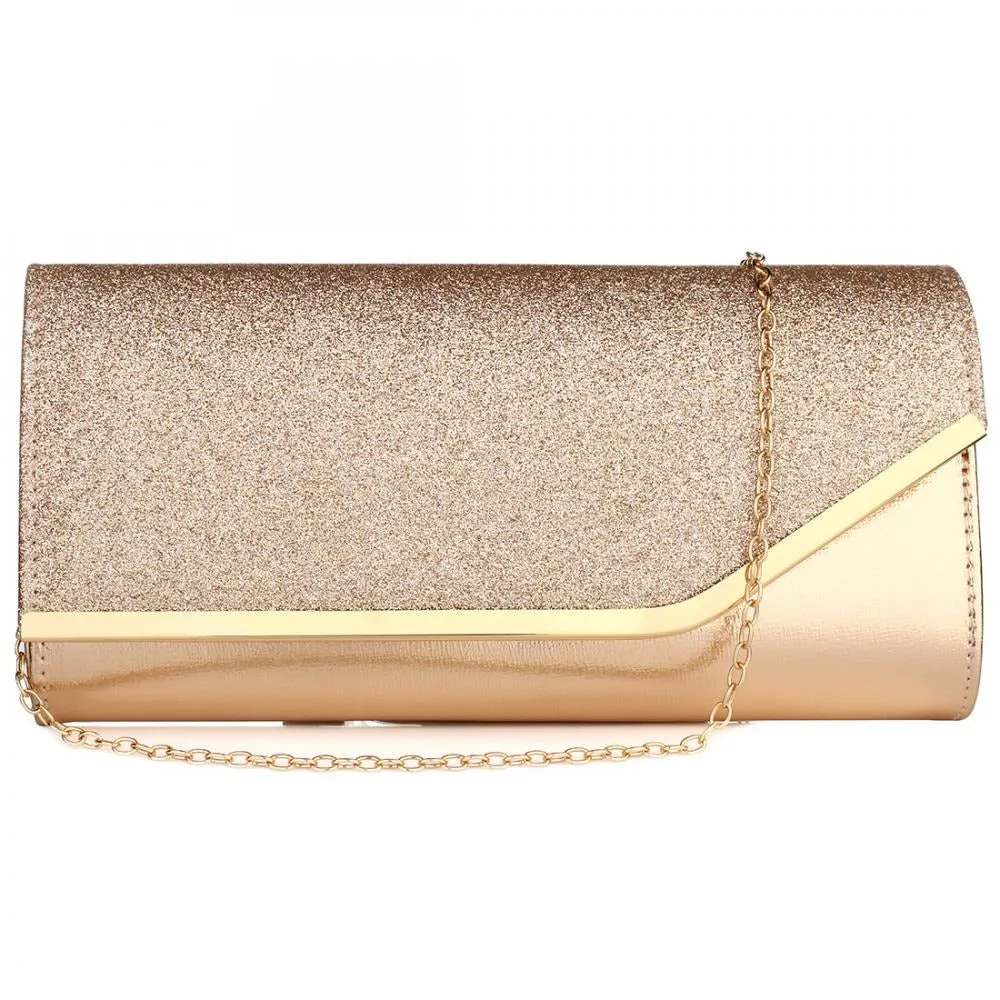 Sequined Envelope Clutch Bags Wedding Handbag