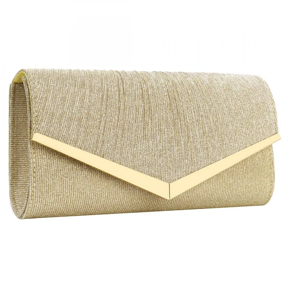 Sequined Envelope Clutch Bags Wedding Handbag