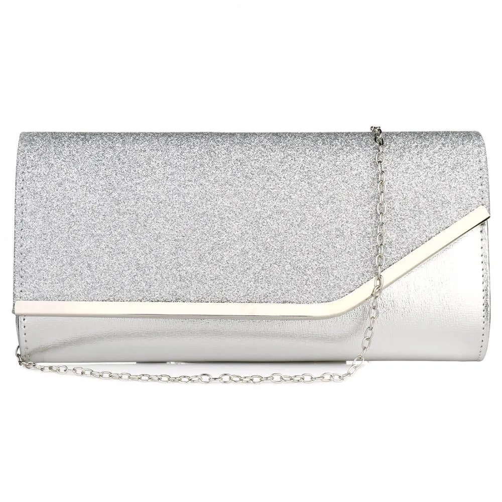 Sequined Envelope Clutch Bags Wedding Handbag