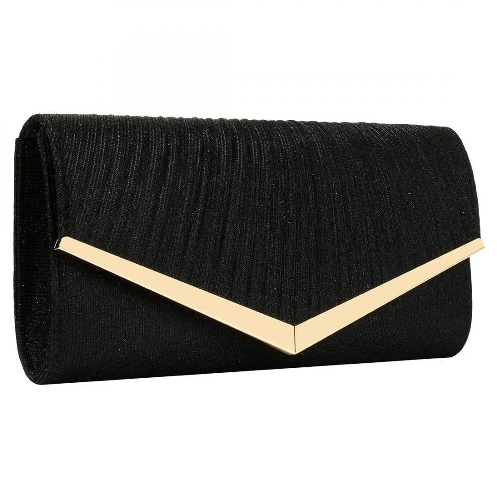 Sequined Envelope Clutch Bags Wedding Handbag