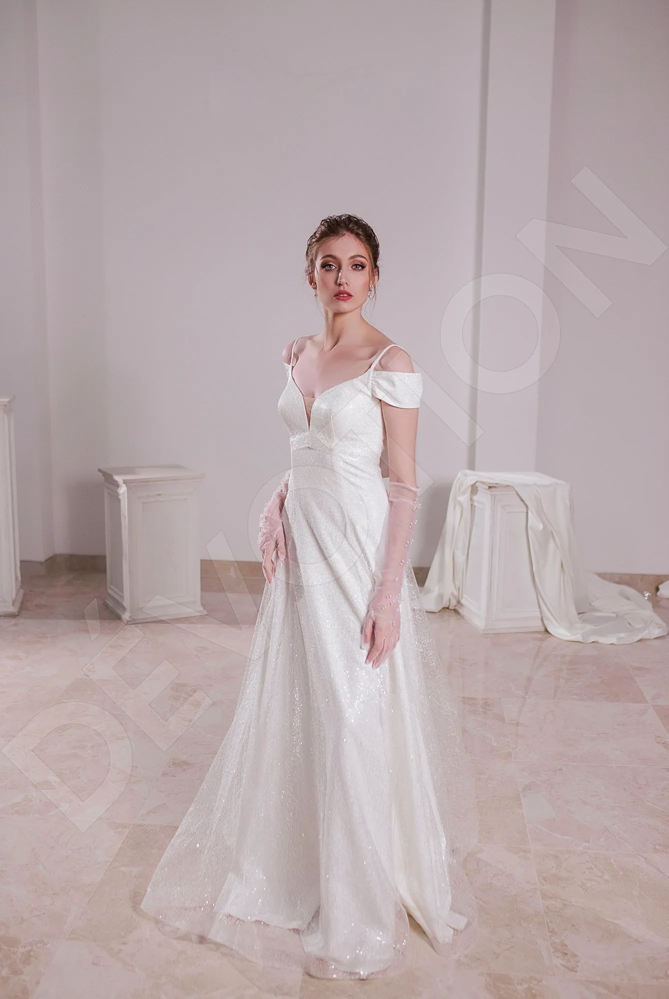 Shine Emilla A-line Sweetheart LightMilk Wedding dress