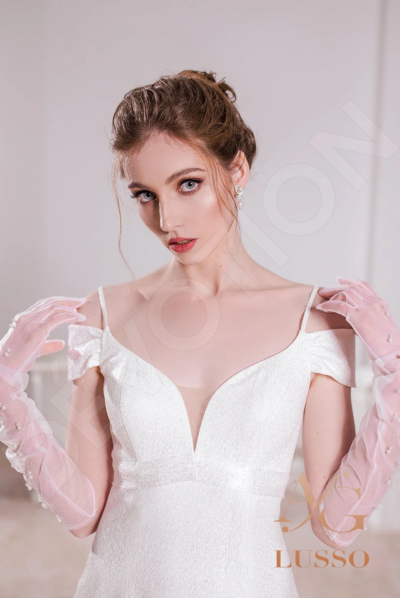 Shine Emilla A-line Sweetheart LightMilk Wedding dress