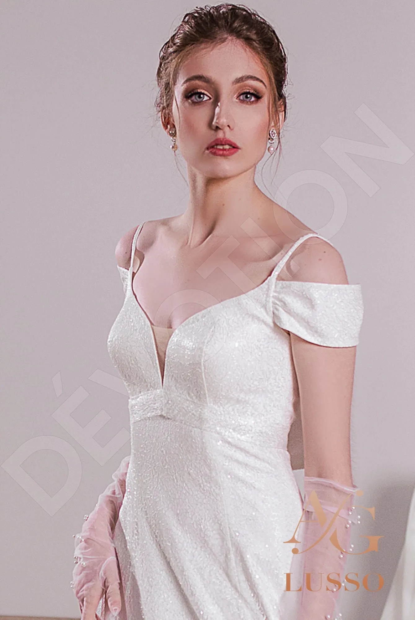 Shine Emilla A-line Sweetheart LightMilk Wedding dress
