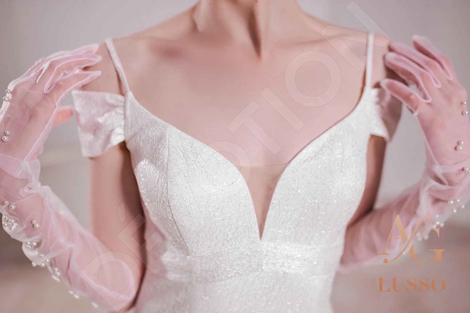 Shine Emilla A-line Sweetheart LightMilk Wedding dress