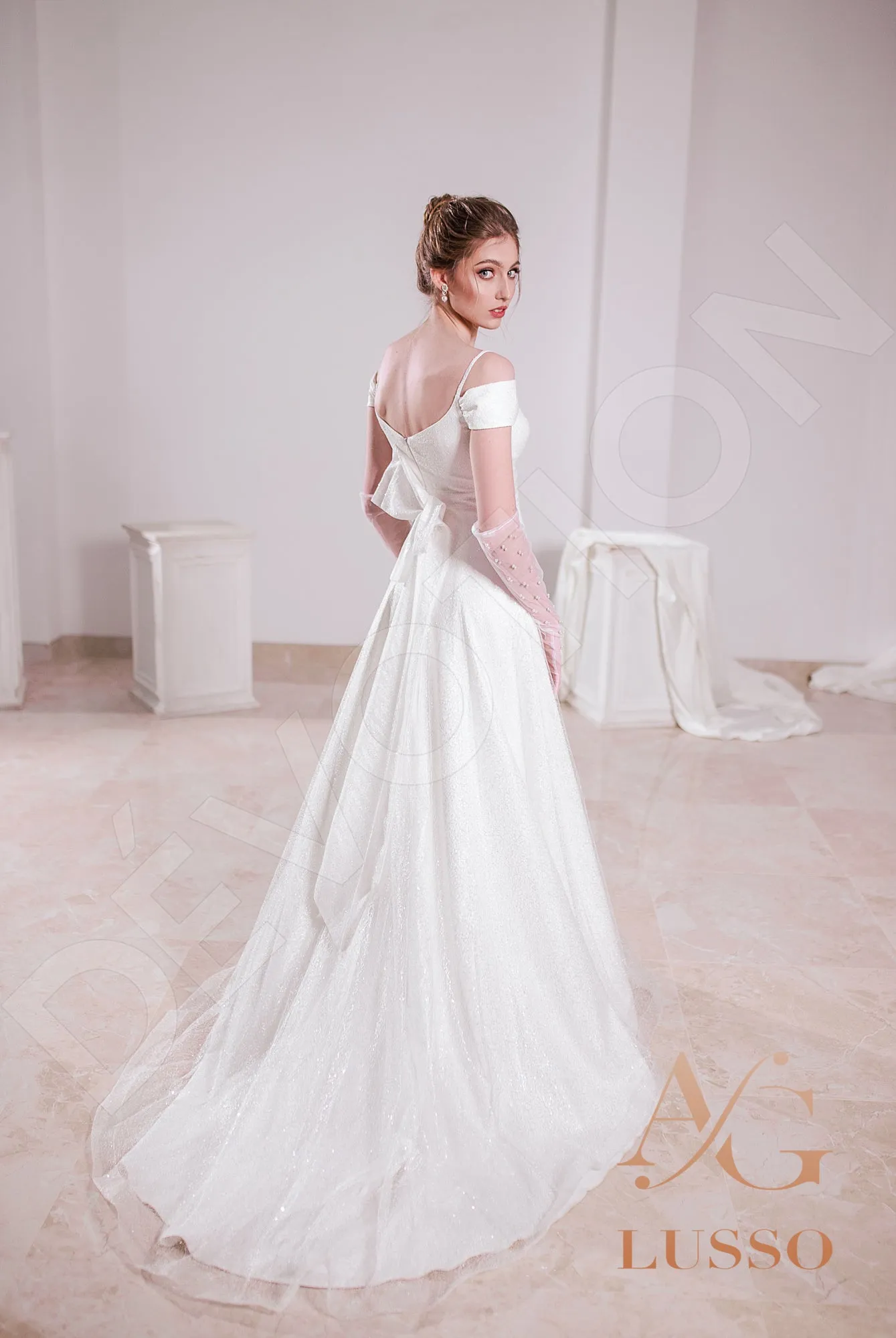 Shine Emilla A-line Sweetheart LightMilk Wedding dress