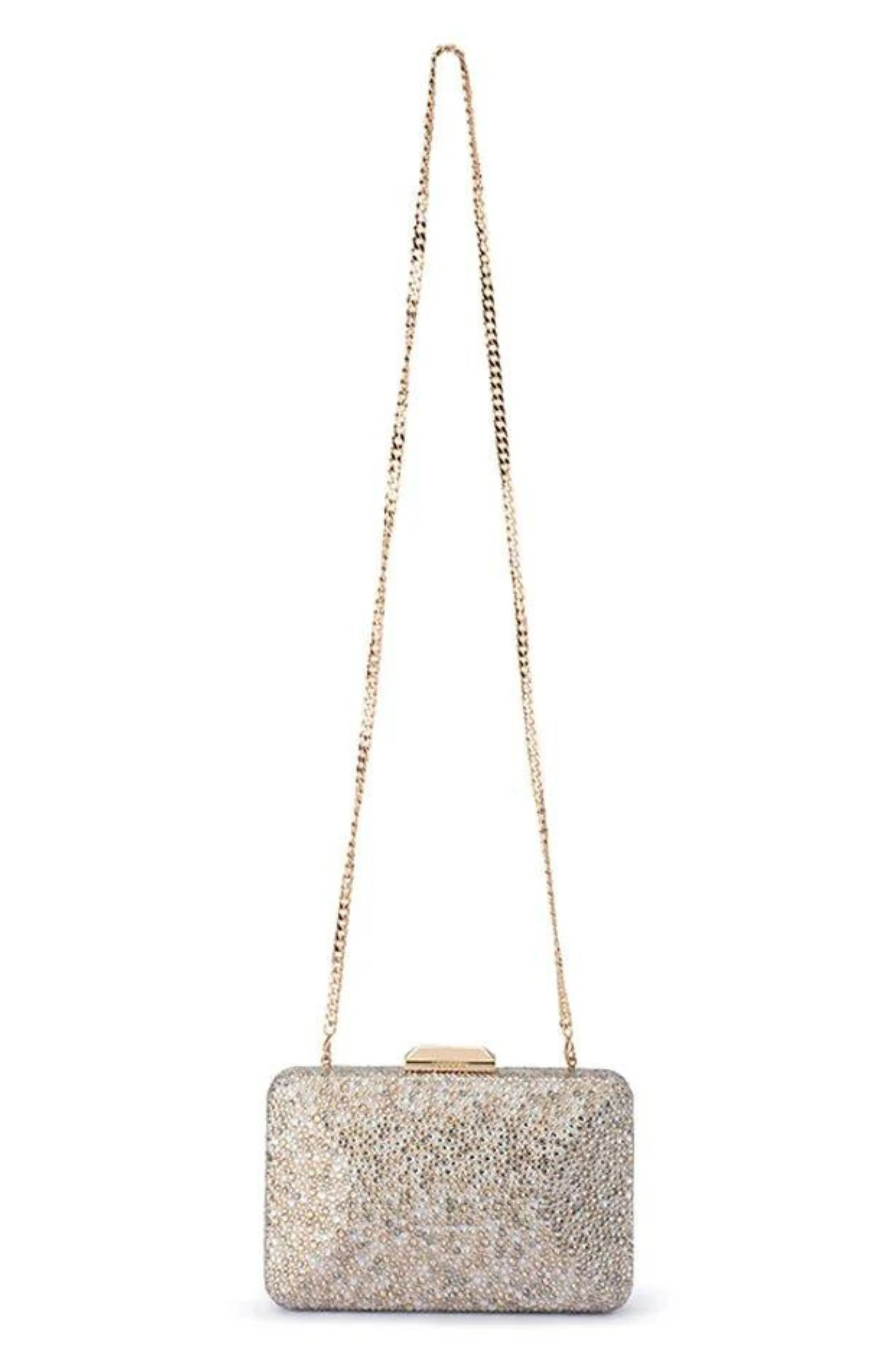Shira Hotfix Clutch - Champagne