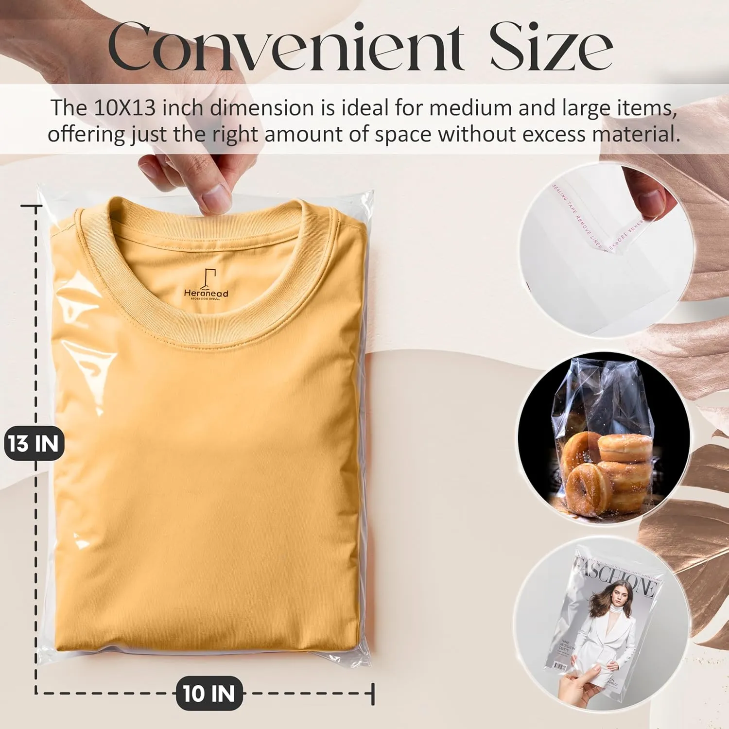 Shop4Mailers 10 x 13 Cellophane Clear Resealable Self Seal Bags for Party Favors, Treat, Presents, Documents, Portraits, Photos, Clothes, Bedding Sheets (1000 Pack)