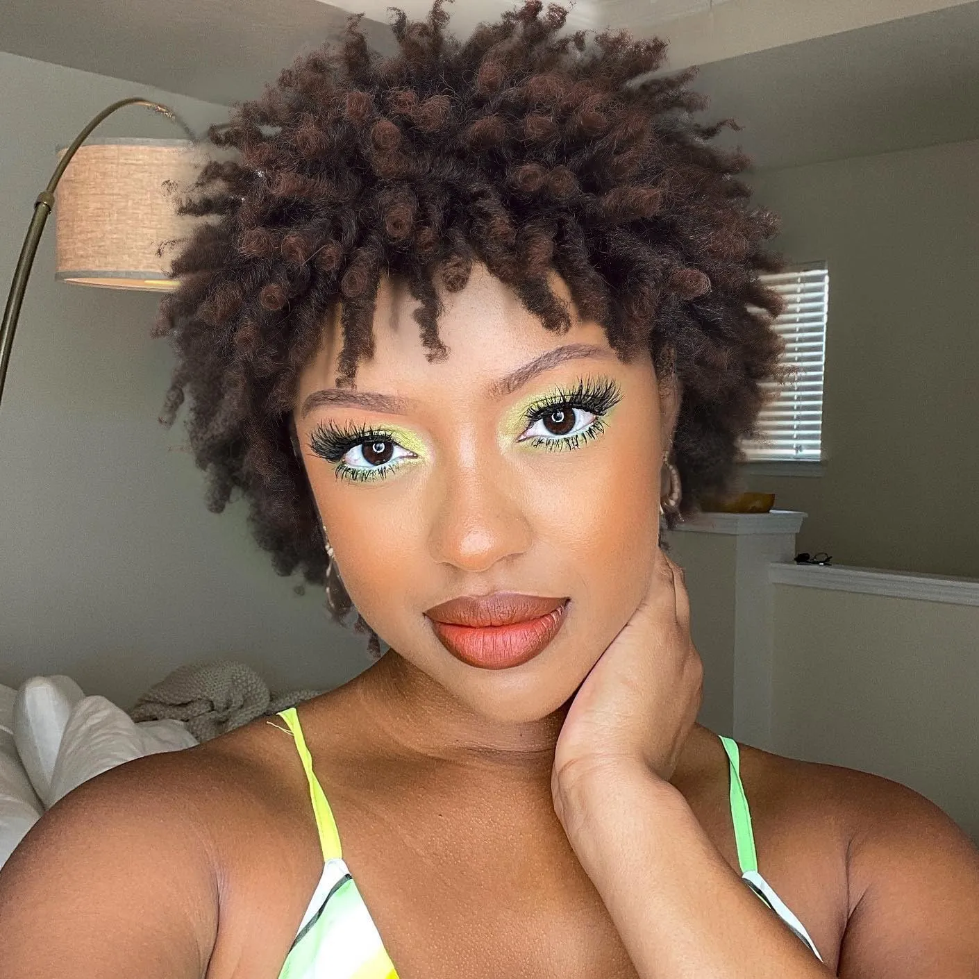Short Dreadlock Wig Twist Braids Wigs Dreadlock Wig for Black Women and Men Ombre Brown African American Twist Braiding Synthetic Wig 1B 30