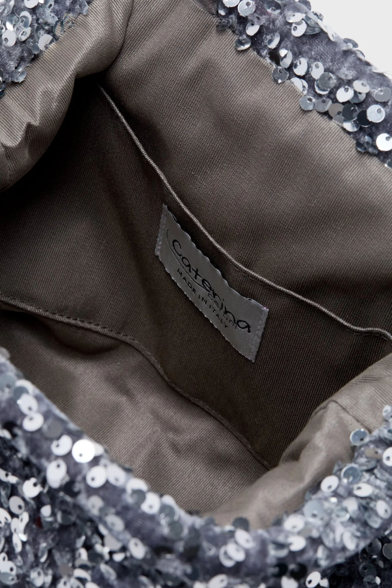 Silver Sparkle Clutch
