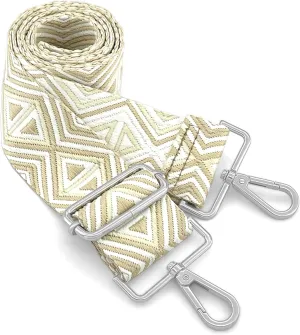 Silvery Purse Straps Replacement Crossbody - Guitar Strap for Purse Crossbody