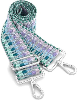 Silvery Purse Straps Replacement Crossbody - Guitar Strap for Purse Crossbody